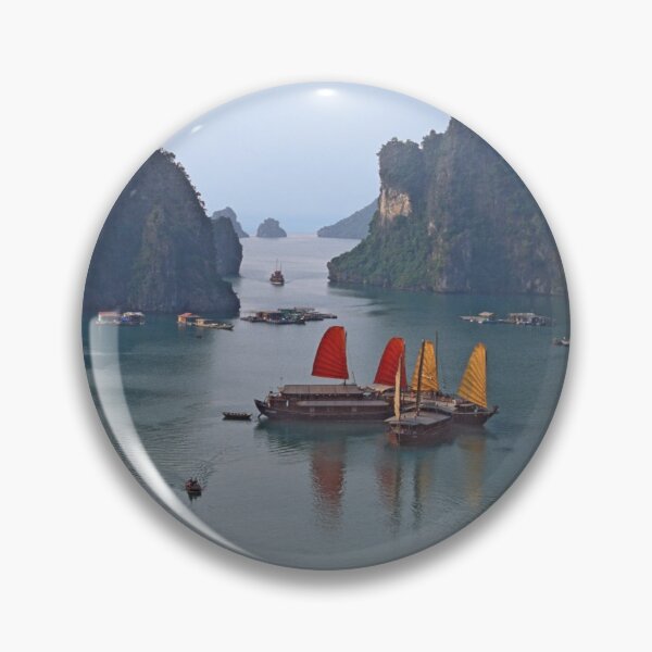 Item preview, Sailboats in Ha Long Bay designed and sold by Ulysse Pixel.