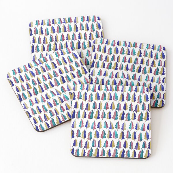 Item preview, Colorful metallic tropic leaves  designed and sold by Maitri-Sanghvi1.
