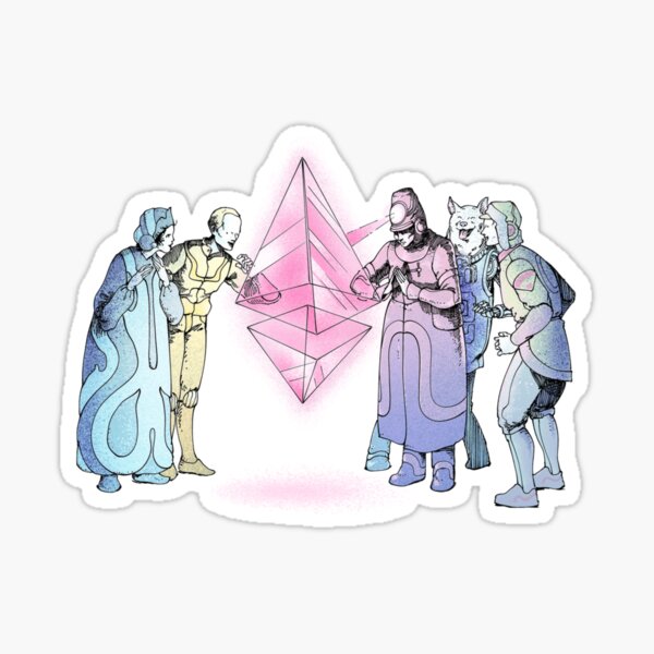 Ethereum Governance Digital Art Sticker