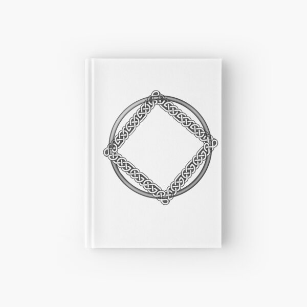 Symbol of the Bardic grade in the tradition of Druidism Hardcover Journal