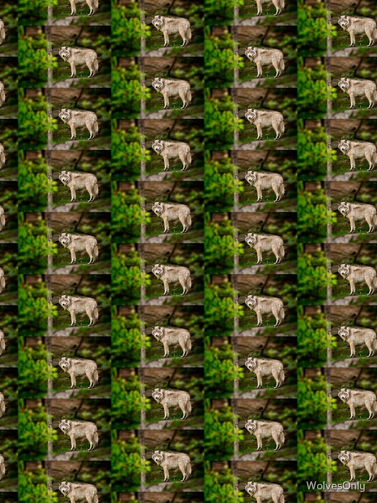 Aperçu 5 sur 5. Robe trapèze avec l'œuvre Timber Wolf créée et vendue par WolvesOnly.