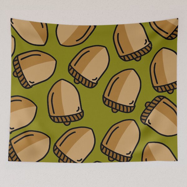 Item preview, Patrón de bellotas del bosque designed and sold by hvasilevshop.