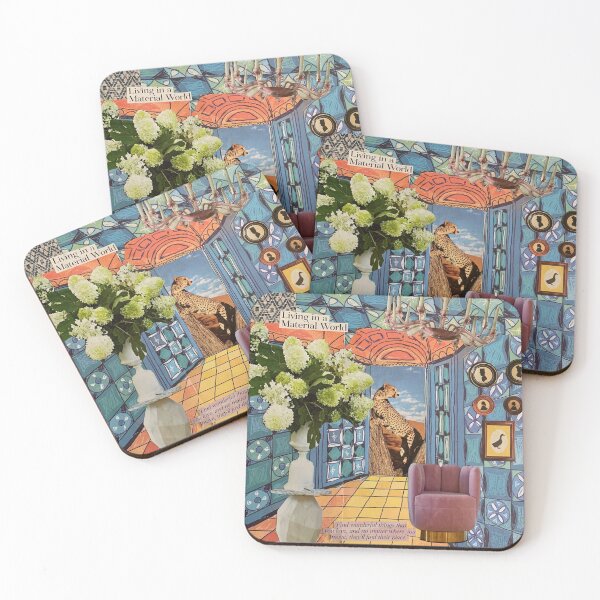 Item preview, Material World Collage designed and sold by Gigi Larsen Creative.