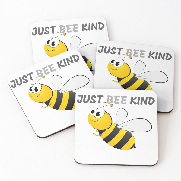 Item preview, Just Bee Kind, Cute Bumblebee Motivational Text Message designed and sold by corner-shop.