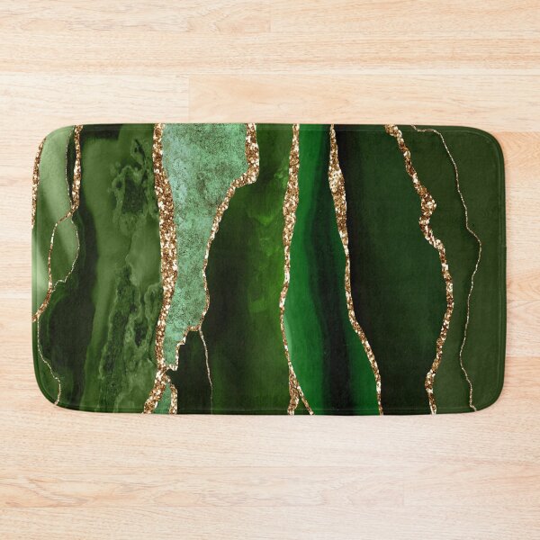 Item preview, Emerald Green Gold Agate Geode designed and sold by OliviaAndAva.