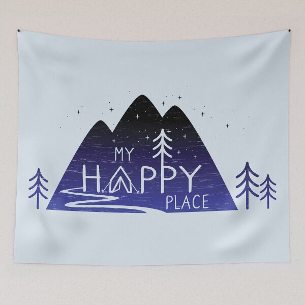 Item preview, My Happy Place - Night Blue designed and sold by MSwiftDesigns.