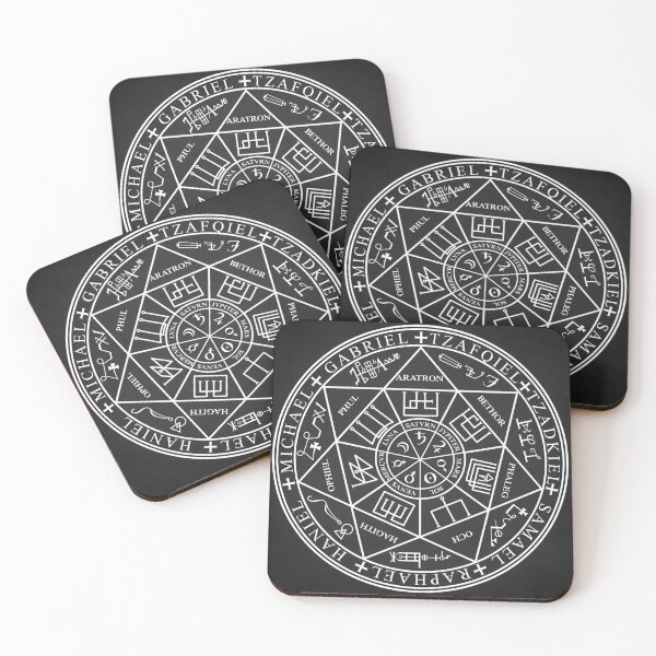 Seals Of The Seven Archangels Coasters (Set of 4)