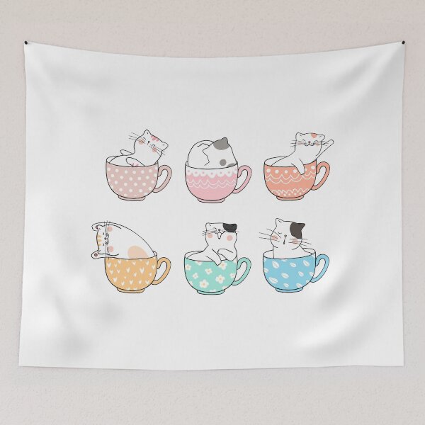 Item preview, Cats in Cups designed and sold by neteor.