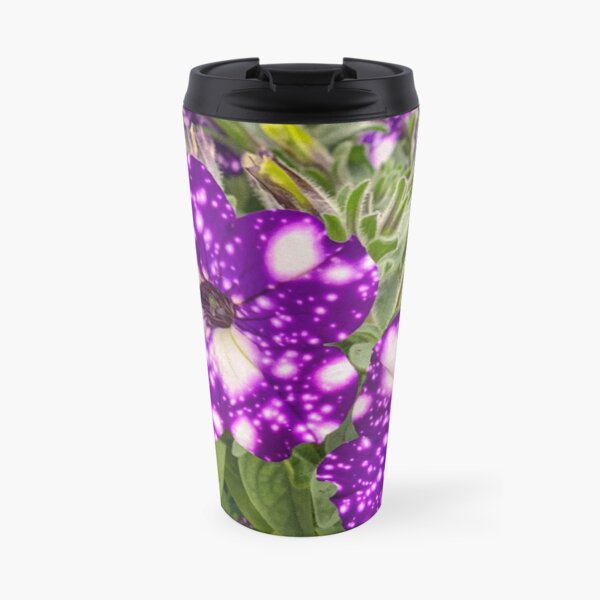 Purple tye petunia Travel Mug