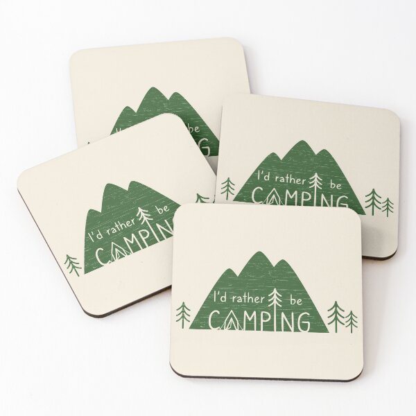 Item preview, I'd Rather Be Camping - Green designed and sold by MSwiftDesigns.