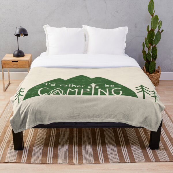 Item preview, I'd Rather Be Camping - Green designed and sold by MSwiftDesigns.