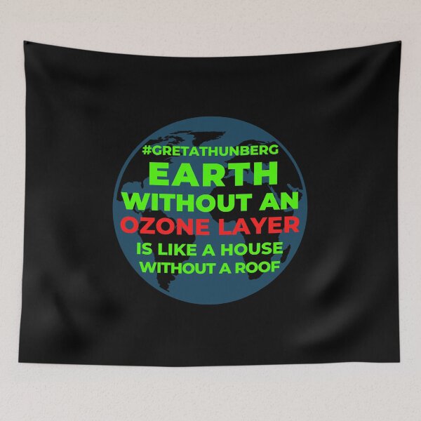 Item preview, Ozone Layer Earth Awareness September 16th Motivational Shirt Planet Gift Greta Climate Change Shirt SOS Help Climate Strike Nature Future Natural Environment Cute Funny Inspirational designed and sold by EpsilonEridani.