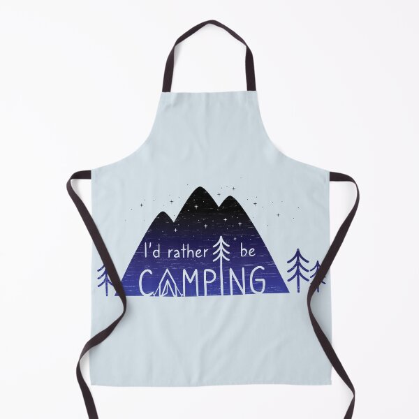 Item preview, I'd Rather Be Camping - Night Blue designed and sold by MSwiftDesigns.