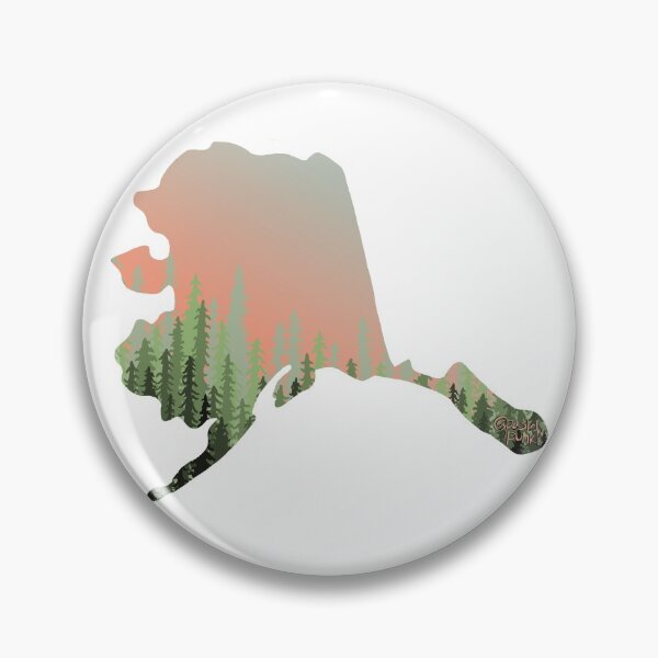 Item preview, Alaska Sticker  designed and sold by Krystal  Thomas.