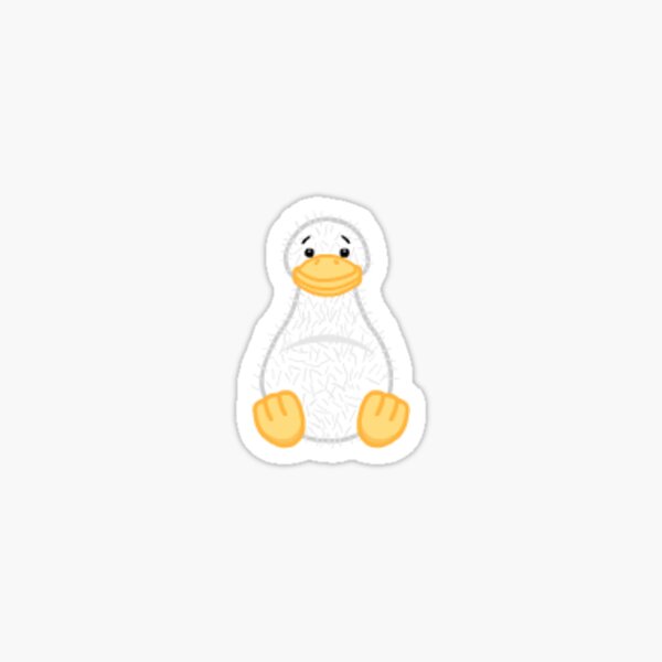 Webkinz White Google Transparent Sticker Sticker