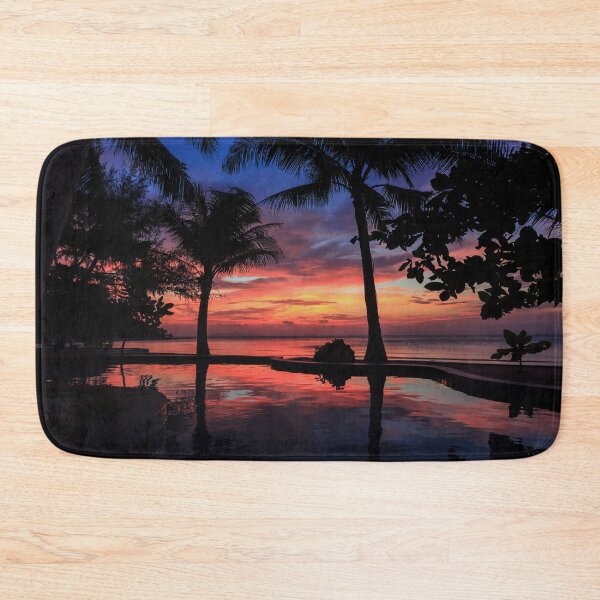 Item preview, Dramatic Sunset with silhouettes palm in Thailand designed and sold by photo123pro.