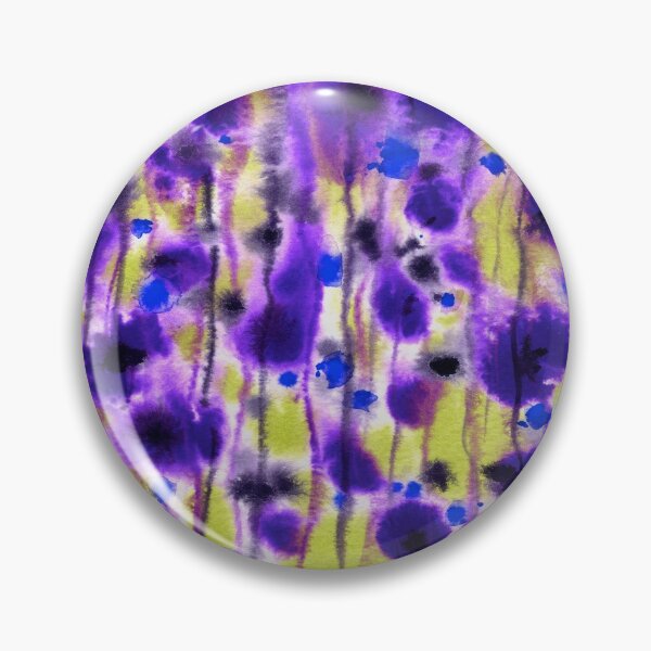 Item preview, Floating Blooms Abstract - Purple and Pale Green designed and sold by Wendi Moore.