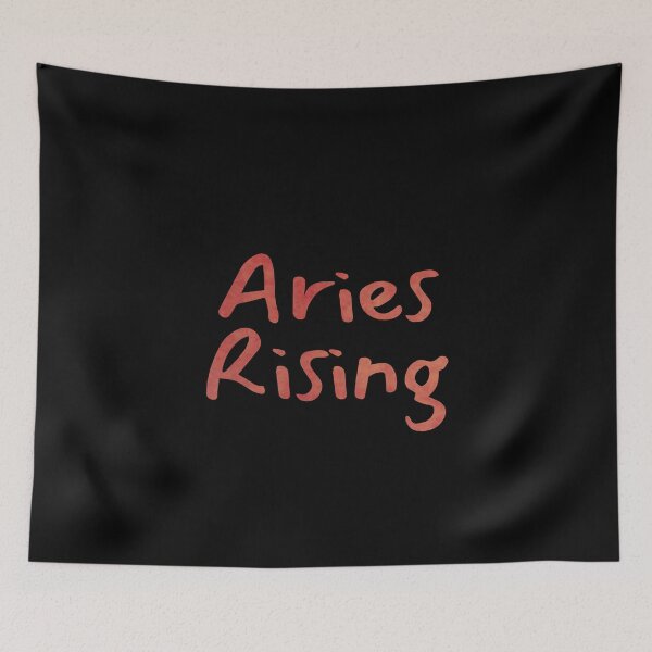Item preview, Aries Rising Text Red designed and sold by leomooncreates.