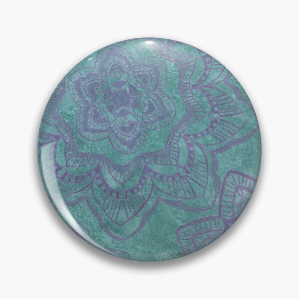 Item preview, Purple on Green Mandala (tall) designed and sold by Jennifer Ruch.