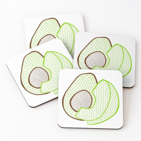 Item preview, Mesh Line Drawing Of An Avocado designed and sold by forfun-art.