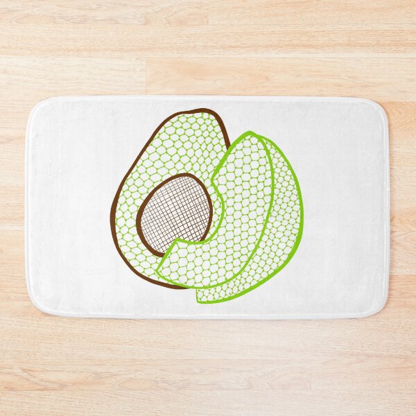Item preview, Mesh Line Drawing Of An Avocado designed and sold by forfun-art.