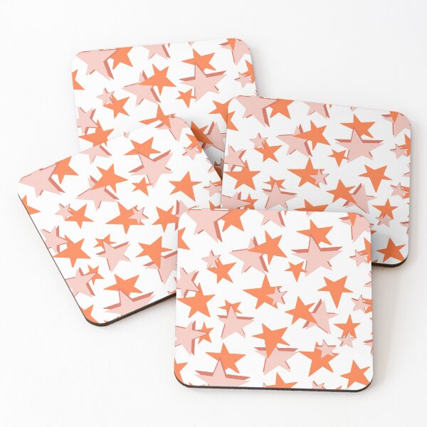 Item preview, orange star pattern designed and sold by designsbysoph-.