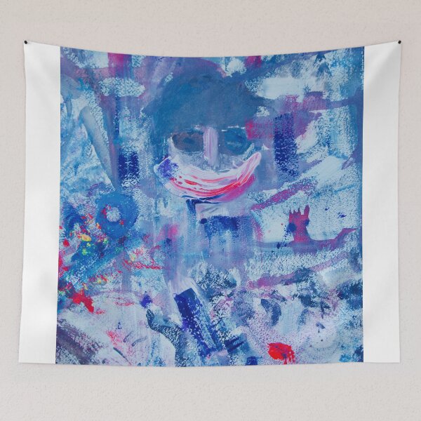 Aperçu de l'œuvre FaceMask contre le virus pandémique Art abstrait créée et vendue par Marianne Madson.