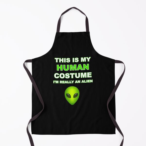 Item preview, This is My Human Costume I'm Really An Alien Funny Halloween Outer Space designed and sold by Spaceshipsells.