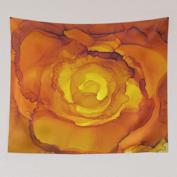 Item preview, Orange Rose painting by Minisa Robinson designed and sold by MinisaRobinson.