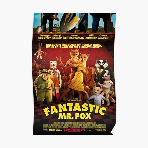 Fantastic Mr Fox Poster Poster