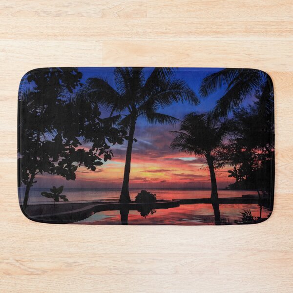 Item preview, Dramatic Sunset with silhouettes palm in Thailand designed and sold by photo123pro.