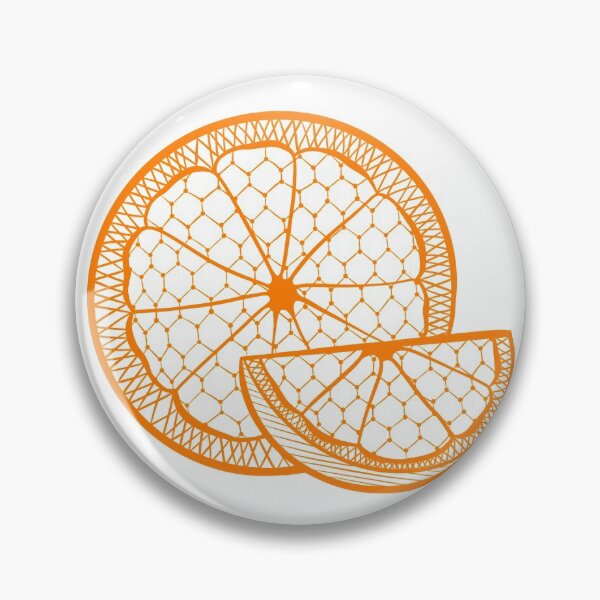 Item preview, Mesh Line Drawing Of An Orange designed and sold by forfun-art.