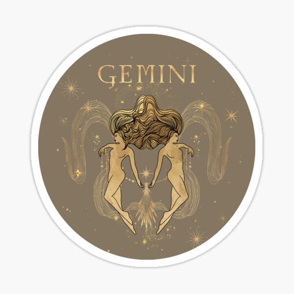 Item preview, Gemini zodiac woman designed and sold by SpookyBat.