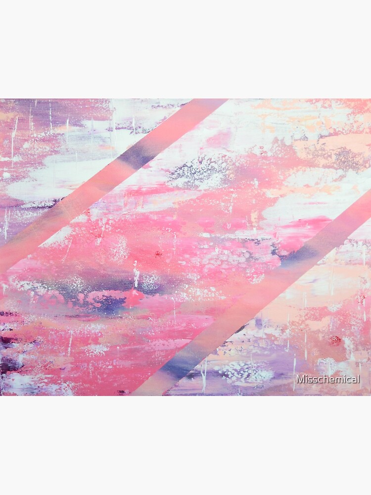 "Pink abstract painting" Poster by Misschemical Redbubble