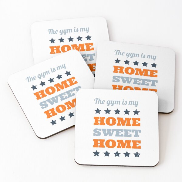 Item preview, The Gym Is My Home Sweet Home designed and sold by Heckabes.