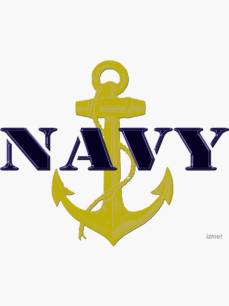 "Navy" Sticker for Sale by izmet Redbubble