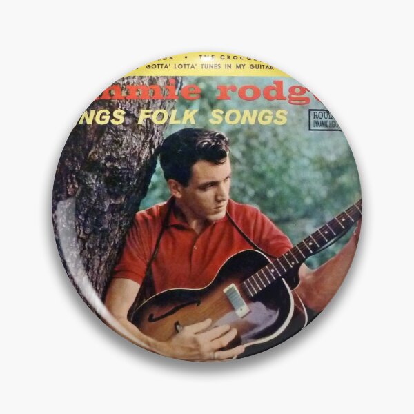 Item preview, Jimmie Rodgers Sings Folk Songs, 1958, Rockabilly, guitar, hollowbody, Jimmie Rodgers designed and sold by Vintaged.
