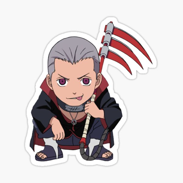 Evil ninja Hidan - Caricature drawing Sticker
