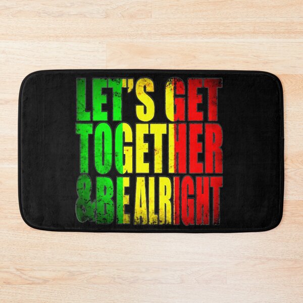 Item preview, Reggae One Love Be Alright Distressed Design designed and sold by Coder-T.