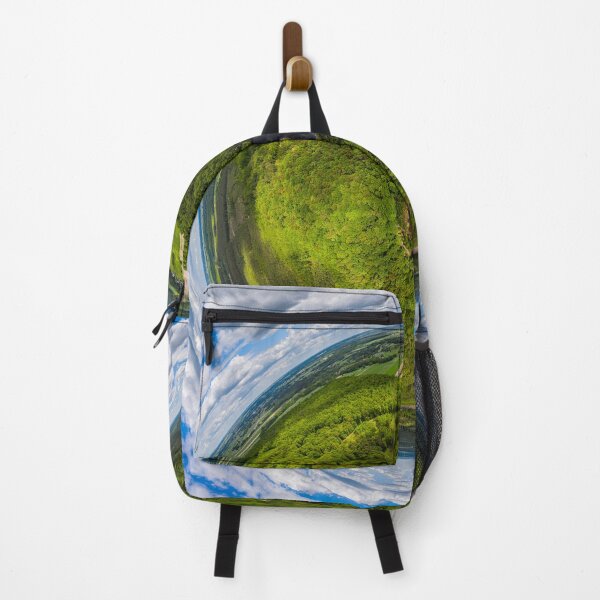 Item preview, Round lake with round island in the middle among forest designed and sold by Lukasz Szczepanski.
