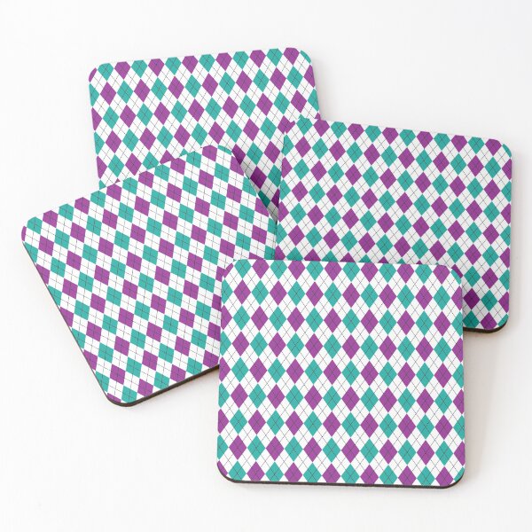Item preview, Purple and Teal Argyle designed and sold by PLLDesigns.