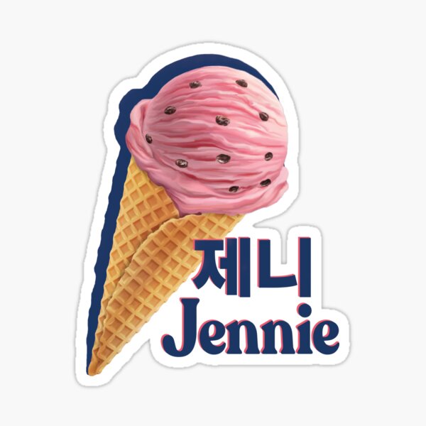 BLACKPINK Ice Cream - Jennie Sticker