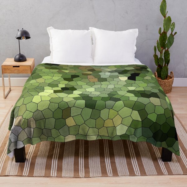 Item preview, military camouflage green mosaic designed and sold by ricobarinas.
