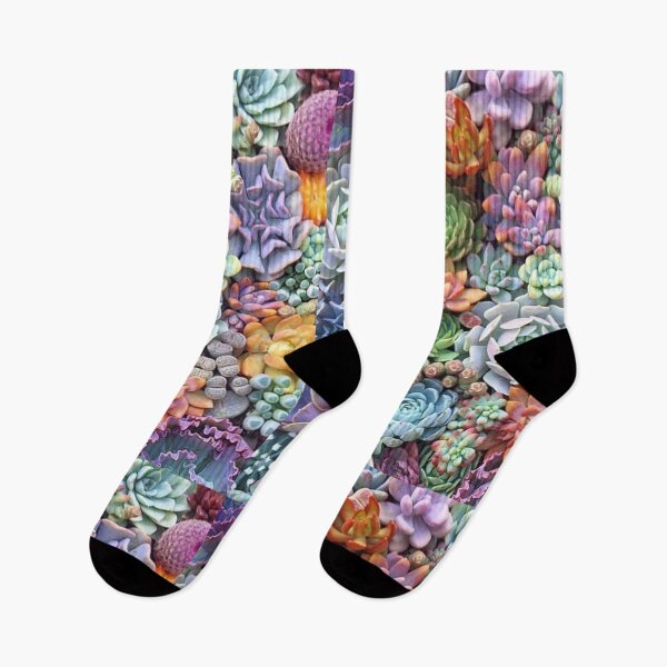 Item preview, Multicolored Succulents, Prismatic Trendy Fresh Lilac designed and sold by lotusbud.
