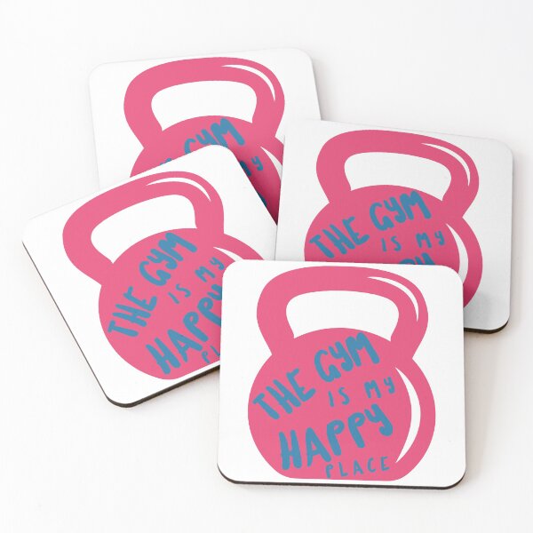 Item preview, The Gym Is My Happy Place (Pink) designed and sold by Heckabes.