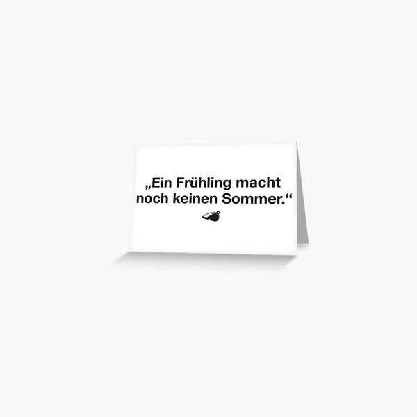 FUSSBALLWEISHEITEN XIV Grußkarte