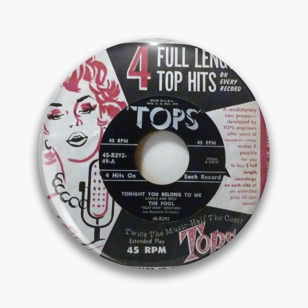 Item preview,  Rock 'N' Roll,  "Scat Man" Crothers, The Fool, Tops, EP, 1956, Rock And Roll, Redhead  designed and sold by Vintaged.