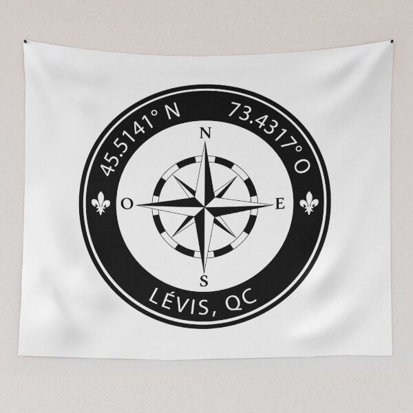 Item preview, Lévis, Quebec Geographical Coordinates designed and sold by TeeOhGraphics.