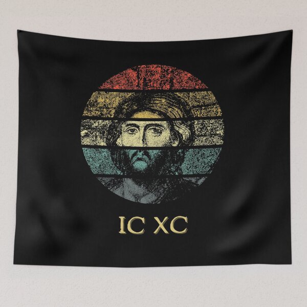 Aperçu de l'œuvre Jésus-Christ IC XC créée et vendue par DiverseMerch.