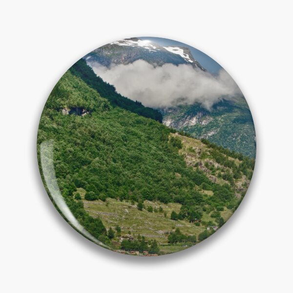 Item preview, At the Foot of Mist Wreathed Mountains, Geiranger, Norway designed and sold by Gerda Grice Photography.